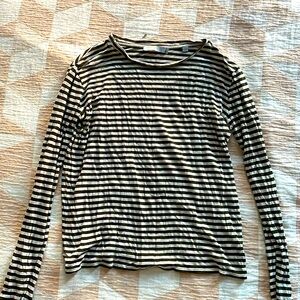 Vince - long sleeve silk tee